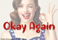 Okay Again Font - Featured Image