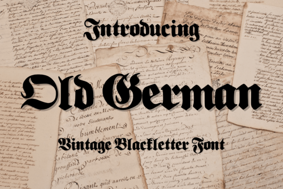 Old German Font - Featured Image