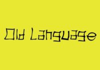 Old Language Font - Featured Image