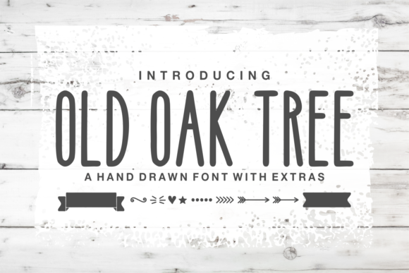 Old Oak Tree Font - Featured Image