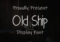 Old Ship Font - Featured Image