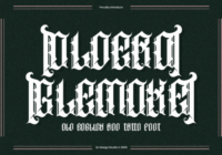 Oldero Glemoxe Font - Featured Image