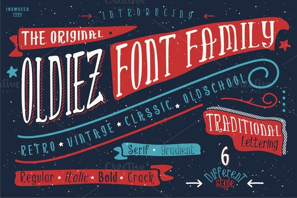 Oldiez Font Family Font - Featured Image