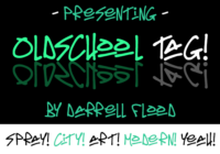 Oldschool Tag Font - Featured Image