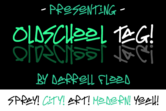 Oldschool Tag Font - Featured Image