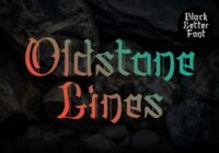 Oldstone Lines Font - Featured Image