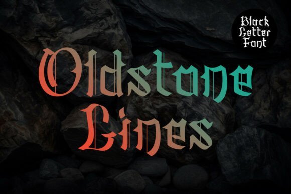 Oldstone Lines Font - Featured Image
