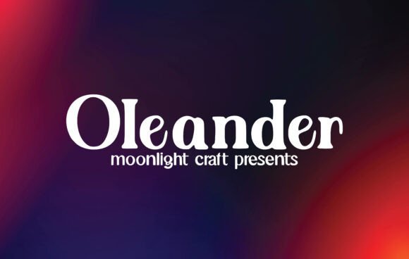Oleander Font - Featured Image