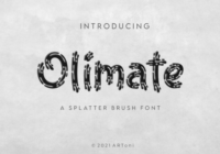 Olimate Font - Featured Image