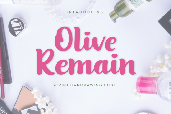 Olive Remain Font - Featured Image