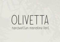 Olivetta Font - Featured Image