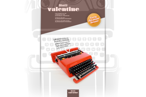 Olivetti Valentine Font - Featured Image