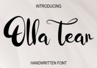 Olla Tear Font - Featured Image