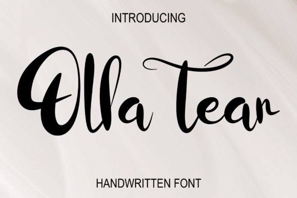 Olla Tear Font - Featured Image