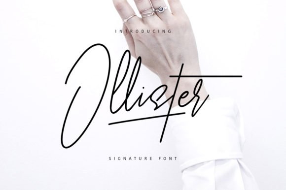 Ollister Font - Featured Image
