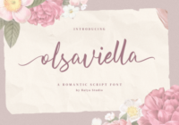 Olsaviella Font - Featured Image