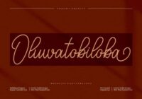 Oluwatobiloba Font - Featured Image