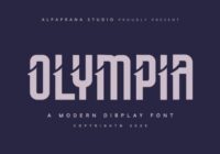 Olympia Font - Featured Image