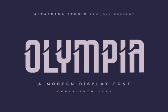 Olympia Font - Featured Image
