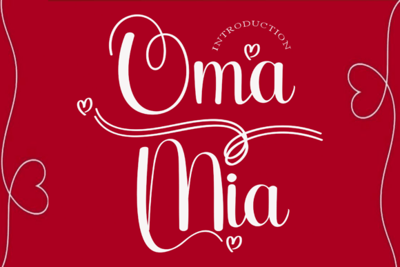 Oma Mia Font - Featured Image