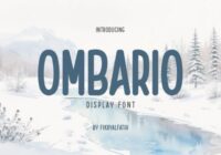 Ombario Font - Featured Image