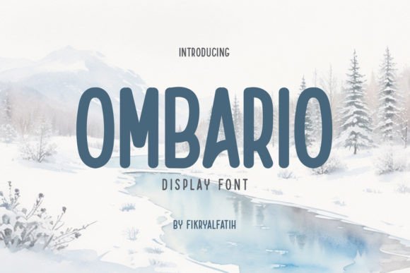 Ombario Font - Featured Image