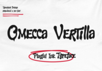 Omecca Vertilla Font - Featured Image