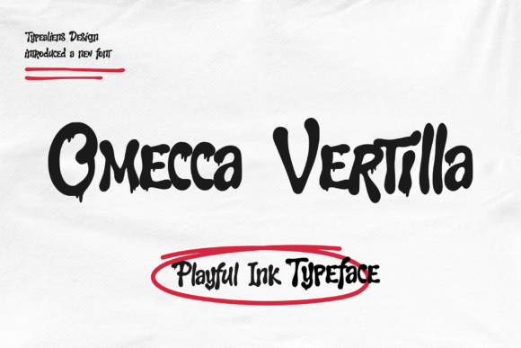 Omecca Vertilla Font - Featured Image