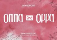 Omma Oppa Font - Featured Image
