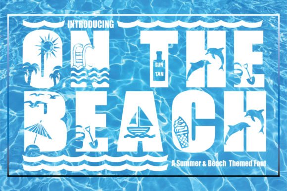 On the Beach Font - Featured Image