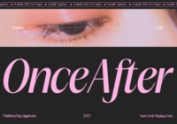 Once After Font - Featured Image