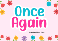Once Again Font - Featured Image