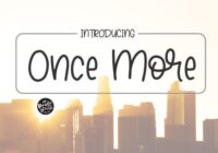 Once More Font - Featured Image