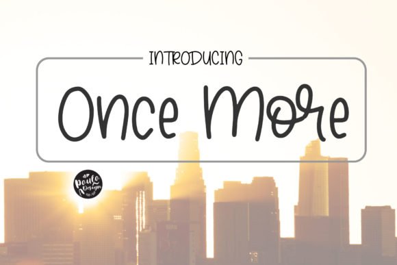 Once More Font - Featured Image