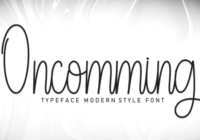 Oncomming Font - Featured Image