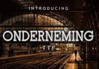 Onderneming Font - Featured Image