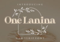 One Lanina Font - Featured Image