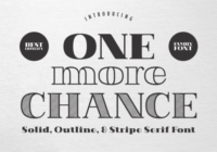 One More Chance Font - Featured Image