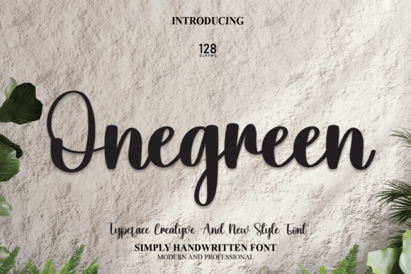 Onegreen Font - Featured Image