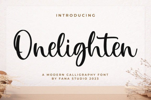 Onelighten Font - Featured Image