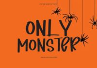 Only Monster Font - Featured Image