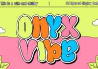 Onyx Vibe Font - Featured Image