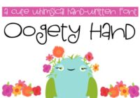 Oogety Hand Font - Featured Image