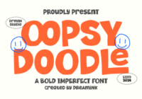 Oopsy Doodle Font - Featured Image