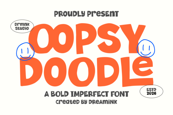 Oopsy Doodle Font - Featured Image