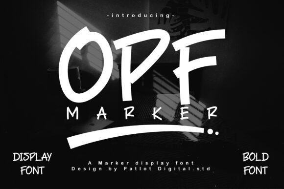 Opf Marker Font - Featured Image