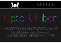 Optical Fiber Font - Featured Image