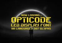 Opticode Font - Featured Image