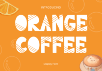 Orange Coffee Font - Featured Image