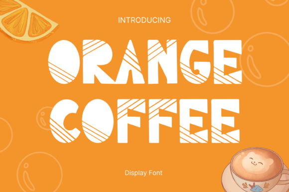 Orange Coffee Font - Featured Image